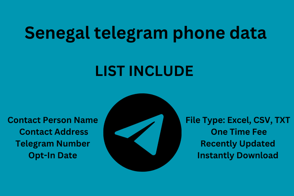 Senegal telegram phone data